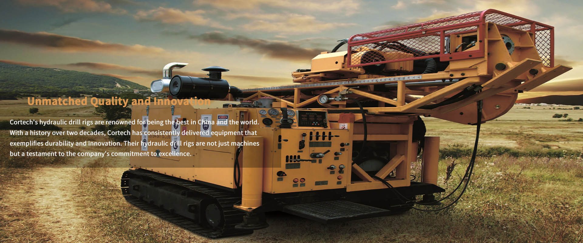 Cortech's hydraulic drill rigs are renowned for being the best in China. With a history spanning over two decades, Cortech has consistently delivered equipment that exemplifies durability and innovation. Their hydraulic drill rigs are not just machin